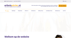 Desktop Screenshot of erfenisadvies.nl