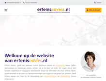 Tablet Screenshot of erfenisadvies.nl